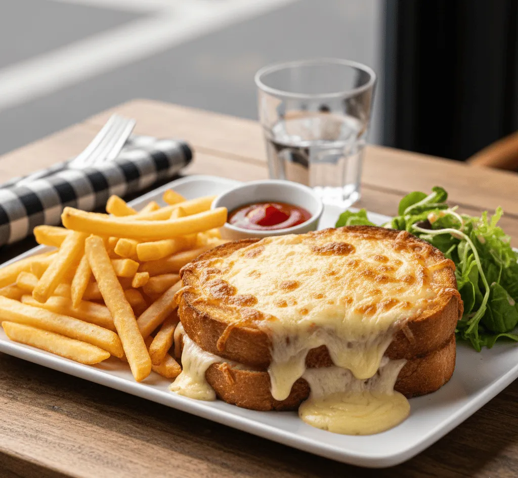Croque Monsieur sa pomfritom