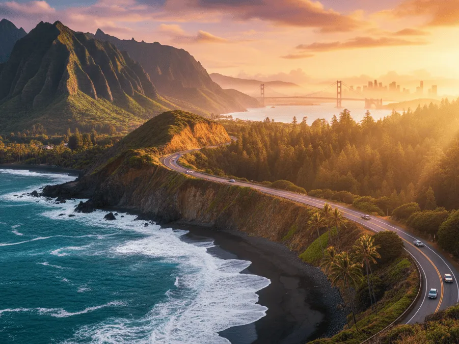 Havaji, Zapadna Obala SAD image