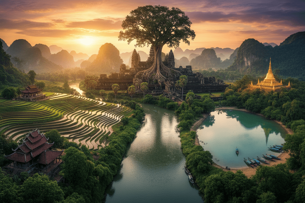 Vijetnam, Laos i Kambodža image